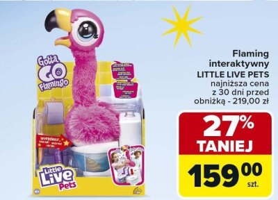 Flaming interaktywny LITTLE LIVE PETS promocja w Carrefour Market