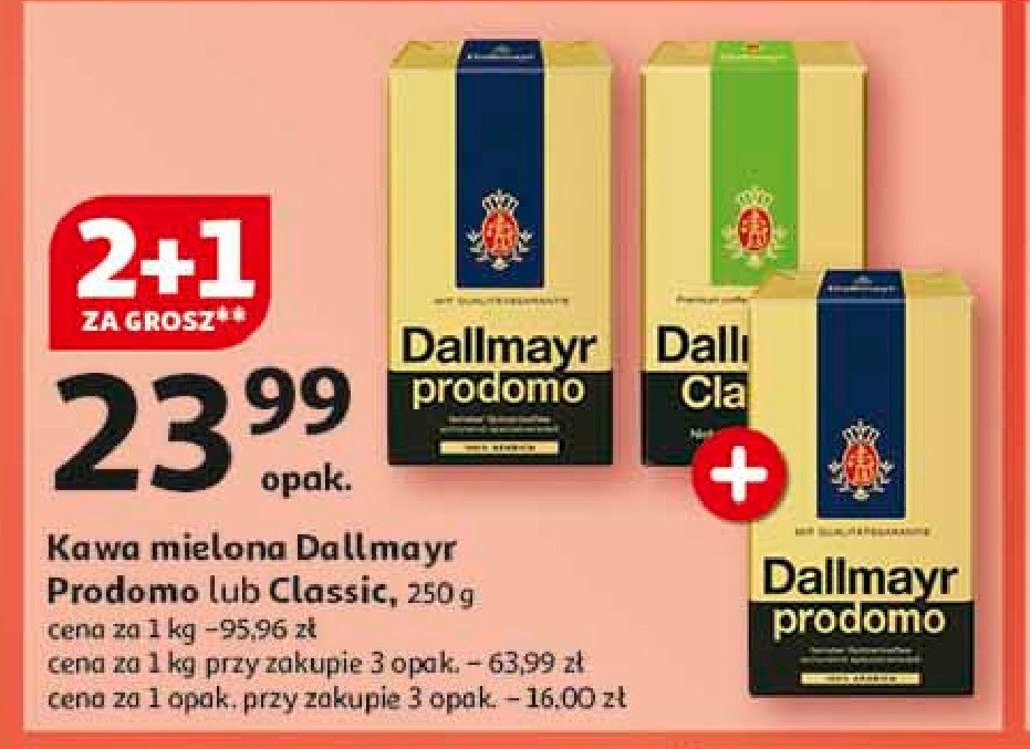 Kawa Dallmayr promocja w Auchan