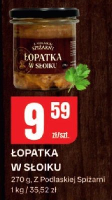 Łopatka w słoiku Z Podlaskiej Spiżarni promocja w Chorten