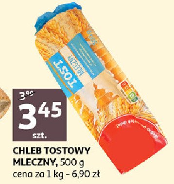 Chleb tostowy mleczny Auchan promocja