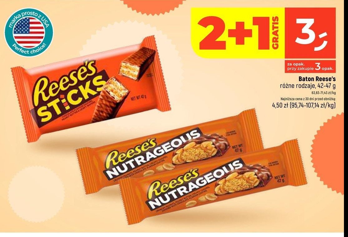 Wafelek czekoladowy Reese's sticks promocja