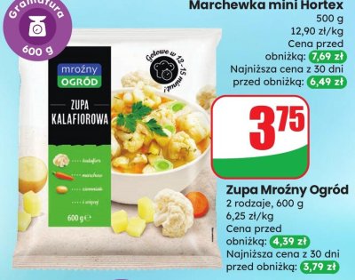 Zupa kalafiorowa Mrożny Ogród promocja w Dino