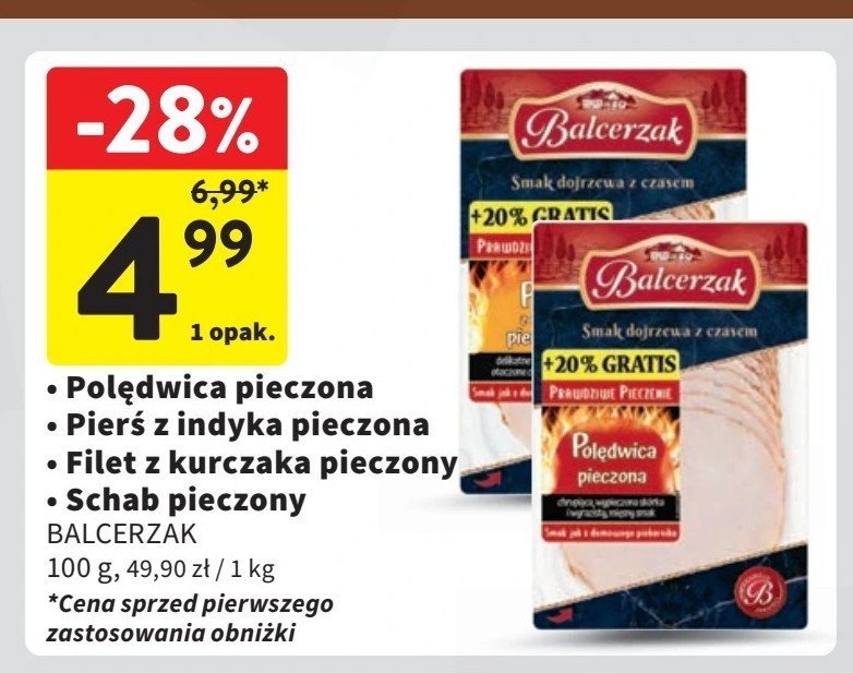 Filet z kurczaka pieczony Balcerzak promocja