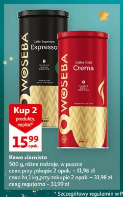 Kawa puszka Woseba espresso promocja