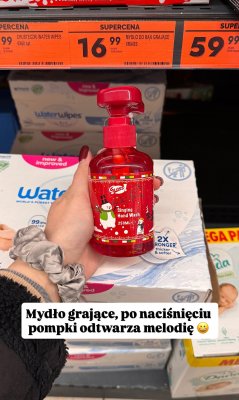 Mydło do rąk grające Gloss Singing Hand Wash promocja w Biedronka