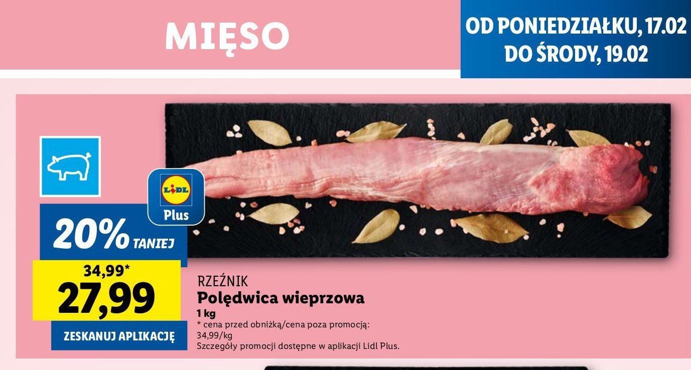 Polędwica wieprzowa Rzeźnik codzienna dostawa promocja