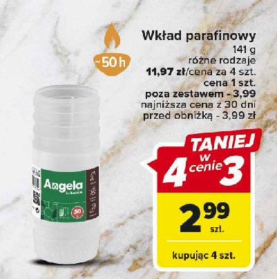 Wk艂ad parafinowy 5d Bolsius promocja