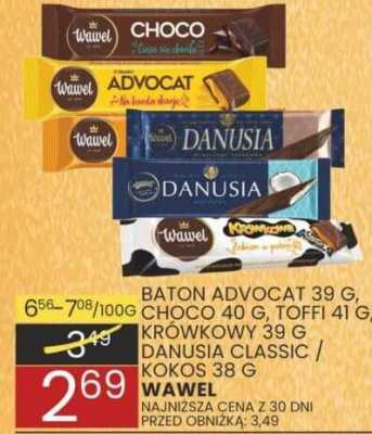 Baton Advocat Wawel promocja w Wafelek