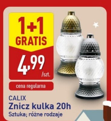 Znicz kulka 20h CALIX promocja w Aldi