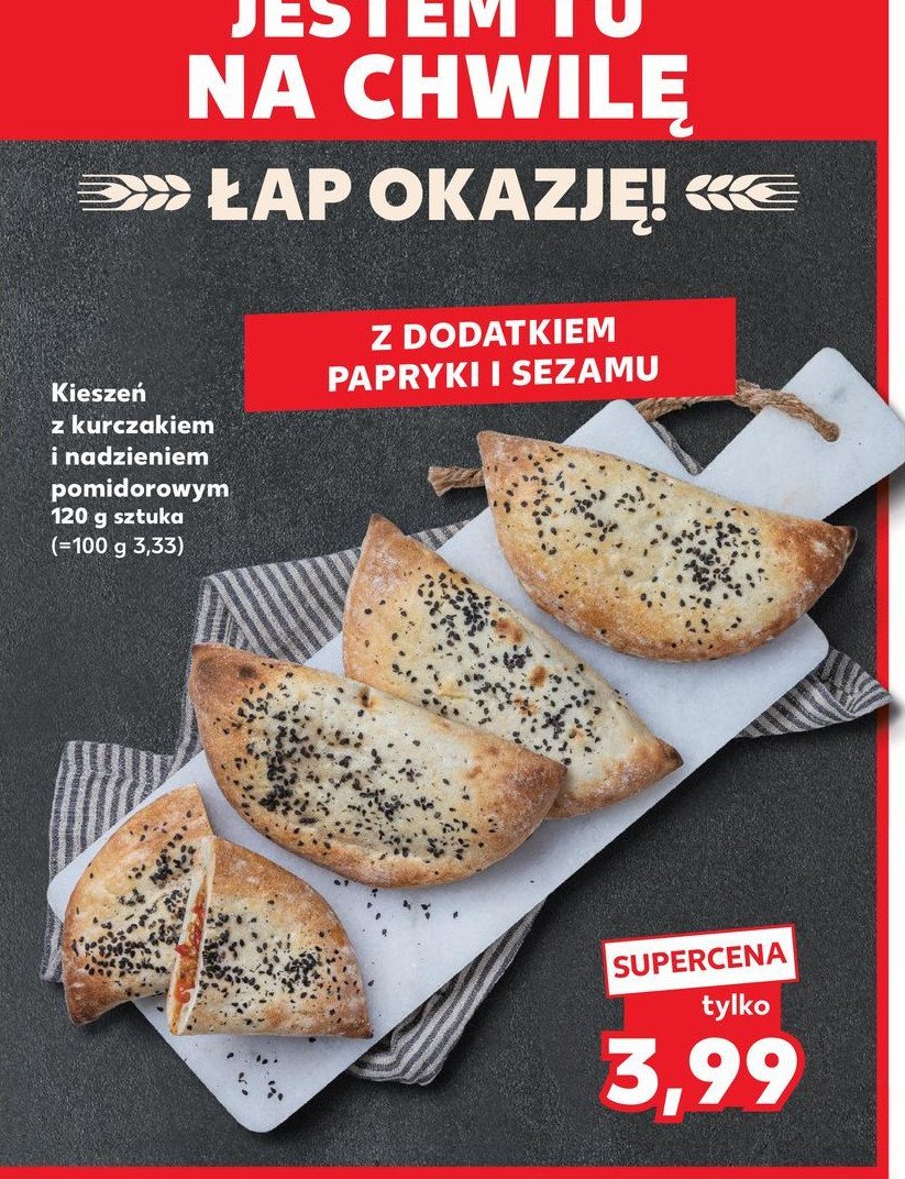 Kieszonka z kurczakiem i nadzieniem pomidorowym promocja w Kaufland