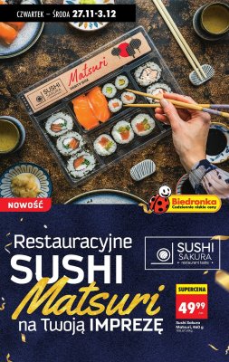 Sushi Matsuri Party Box, 460 g promocja w Biedronka