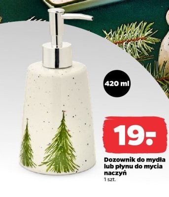 Dozownik do mydła lub płynu do mycia naczyń promocja w Netto