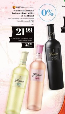 Wino bezalkoholowe Freixenet Rose, White lub Red Blend białe, różowe lub czerwone/półsłodkie 0,75l promocja w POLOmarket