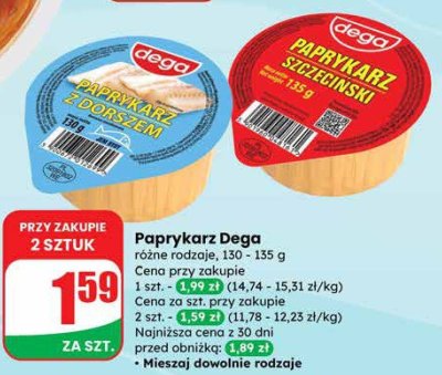 Paprykarz Dega promocja w Dino