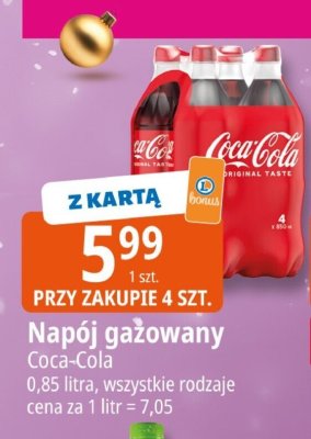 Napój gazowany Coca-Cola promocja w Leclerc