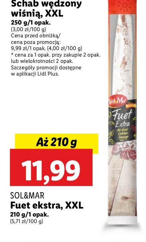 Fuet extra Sol&mar promocja