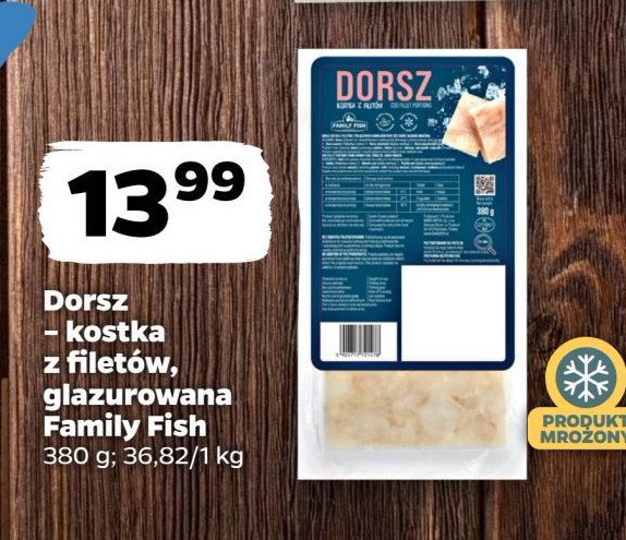 Dorsz kostka Family fish promocja