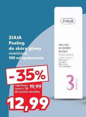 Peeling do skóry głowy nawilżanie 100 ml ZIAJA promocja w Kaufland