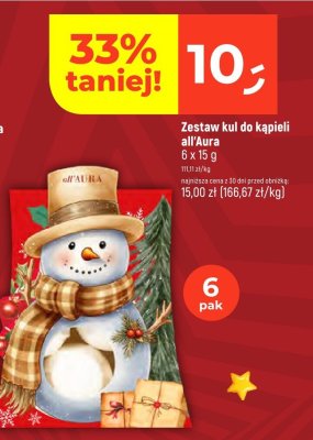 Zestaw kul do kąpieli all'Aura promocja w Dealz