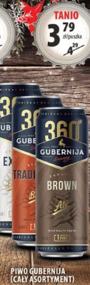 Piwo Gubernija (cały asortyment) promocja w Arhelan