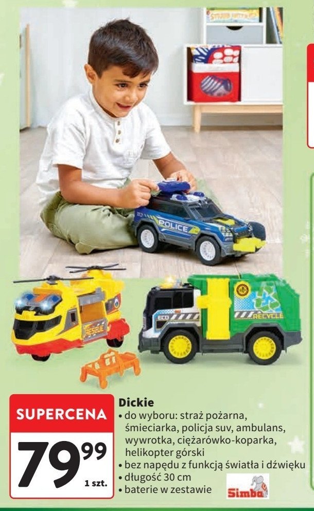 Wywrotka 30 cm Dickie toys promocja