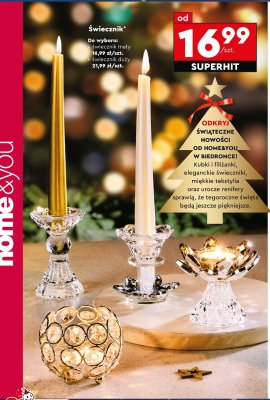 Świecznik mały promocja w Biedronka