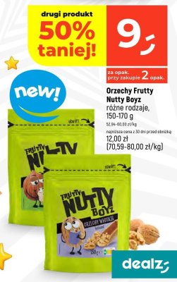 Orzechy Frutty Nutty Boyz różne rodzaje promocja w Dealz