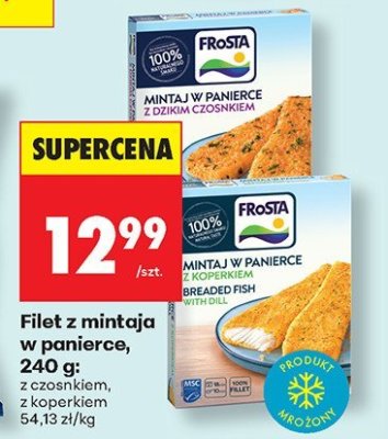 Filet z mintaja w panierce promocja w Biedronka