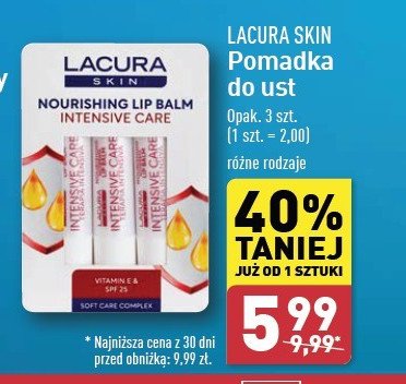 Pomadka do ust intensive care Lacura promocja w Aldi