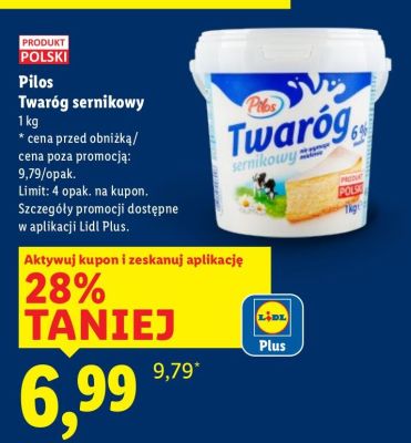 Twaróg sernikowy promocja w Lidl