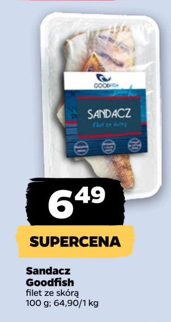 Sandacz filet ze skórą Good fish promocja w Netto