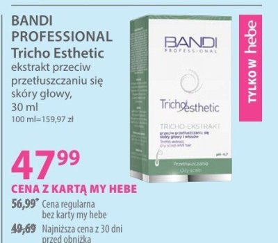 Ekstrakt BANDI PROFESSIONAL Tricho Esthetic promocja w Hebe