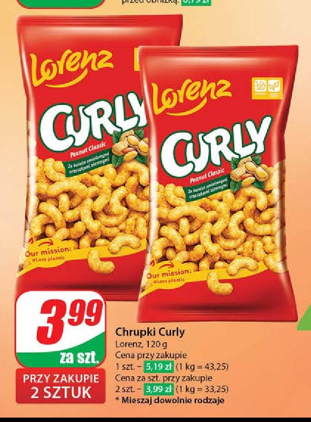 Chrupki Lorenz curly promocja