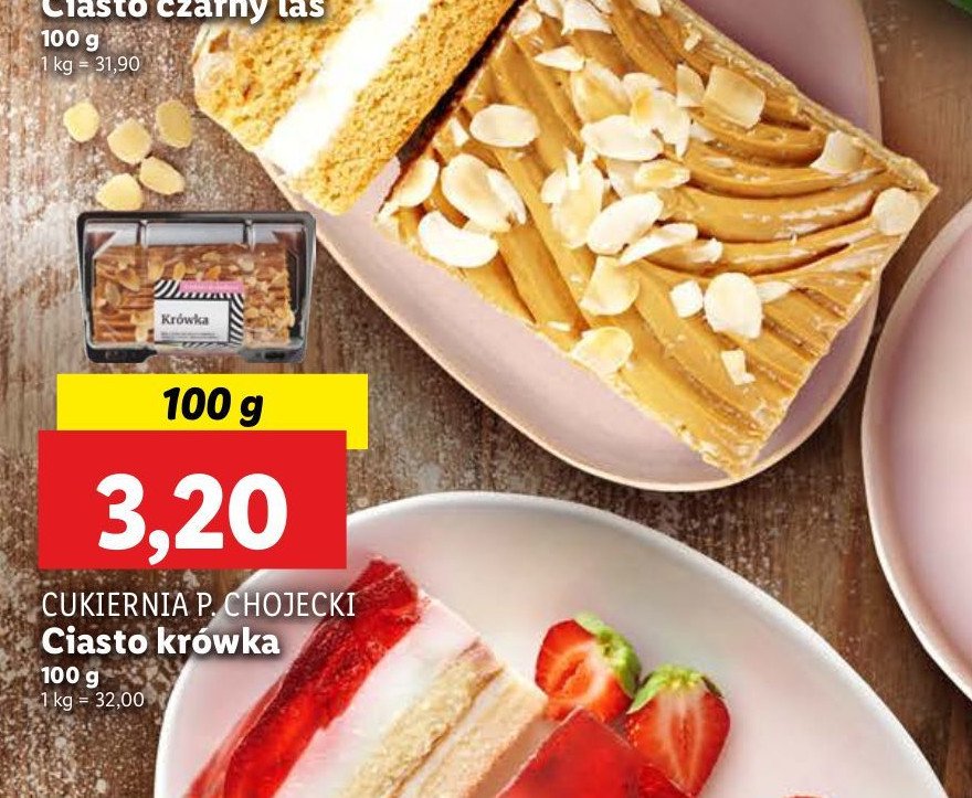 Ciasto krówka Chojecki promocja w Lidl