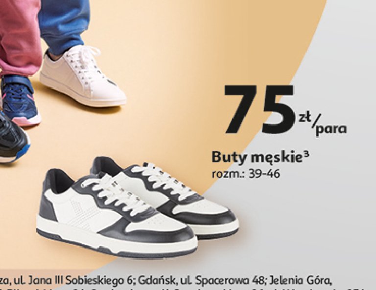 Buty męskie 39-46 Auchan inextenso promocja