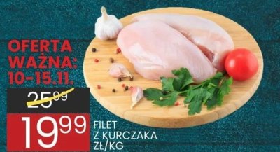 Filet z kurczaka zł/kg promocja w Wafelek