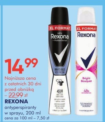 Antyperspirant REXONA antyperspiranty w sprayu, 200 ml promocja w Super-Pharm