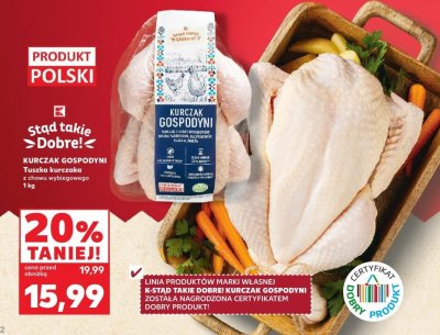 Kurczak gospodyni Stąd takie Dobre tuszka kurczaka z chowu wybiegowego promocja w Kaufland