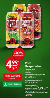 Piwo Desperados Red puszka promocja w Żabka