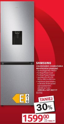Chłodziarko-zamrażarka RB34T632ESA Samsung promocja w Selgros