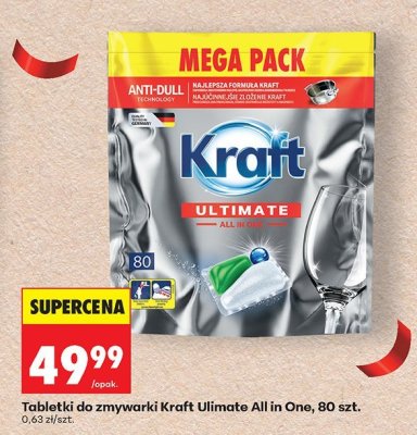 Tabletki do zmywarki Kraft Ultimate All in One promocja w Biedronka