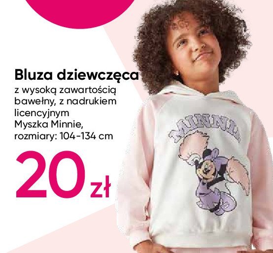 Bluza dziewczęca myszka minnie 104-134 cm promocja