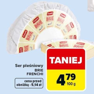 Ser pleśniowy BRIE FRENCHI promocja w Carrefour Market