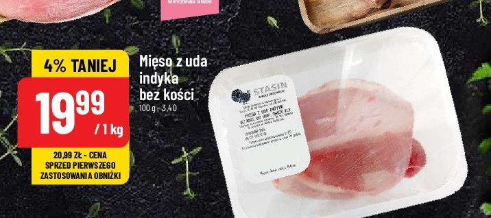 Udo z indyka z kością STASIN promocja