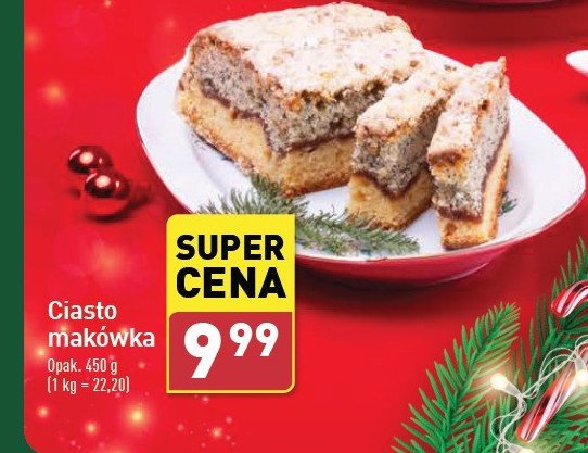 Ciasto makówka promocja