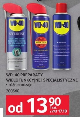 Preparaty wielozadaniowe WD-40 promocja w Selgros