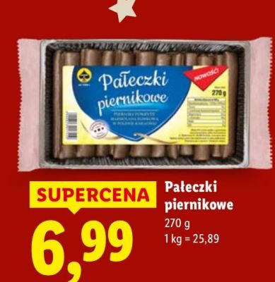 Pałeczki piernikowe promocja w Lidl