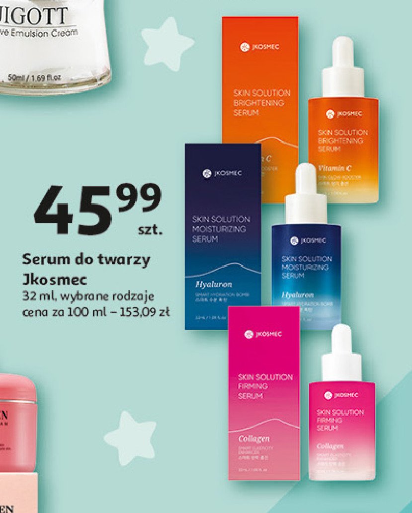 Serum do twarzy hyaluron Jkosmec promocja