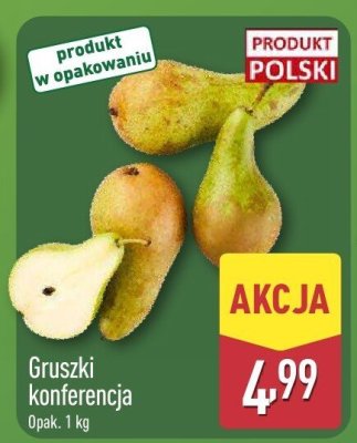 Gruszki konferencja promocja w Aldi
