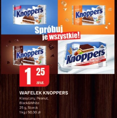 Wafelek Knoppers promocja w Chorten